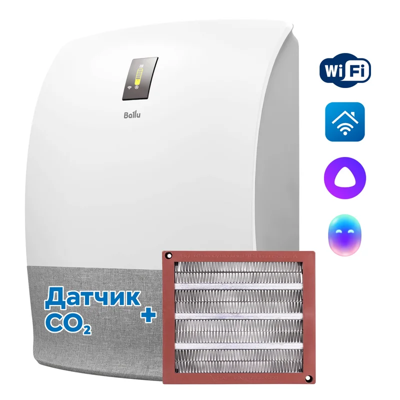 Кондиционер BALLU Очиститель воздуха приточный BALLU, ONEAIR ASP-200SMAX — купить с установкой в Москве