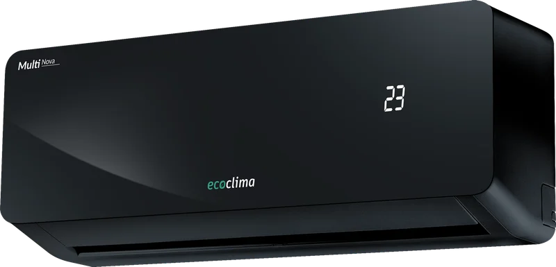 Кондиционер ECOCLIMA Внутренний настенный блок мульти-сплит системы ECOCLIMA, MULTI NOVA Inverter R32, CMWM-CH12/AAB-4R2 (черный) — купить с установкой в Москве