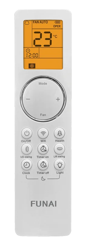 Сплит-система FUNAI, ONSEN FULL DC Inverter Heat pump 2024, RAC-I-ON70HP.D01/S / RAC-I-ON70HP.D01/U - фото 5