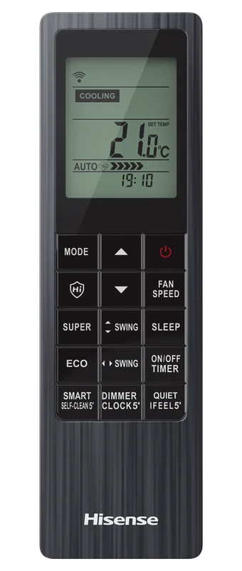 Сплит-система HISENSE, BLACK CRYSTAL Classic A (on/off), AS-10HW4SYDTG5BG / AS-10HW4SYDTG5BW - фото 4