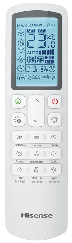 Внутренний кассетный блок мульти-сплит системы комплект с панелью HISENSE, FREE MATCH DC Inverter 2025 R32, ACT-12UR4RCC8 / PE-QEA/LD - фото 2