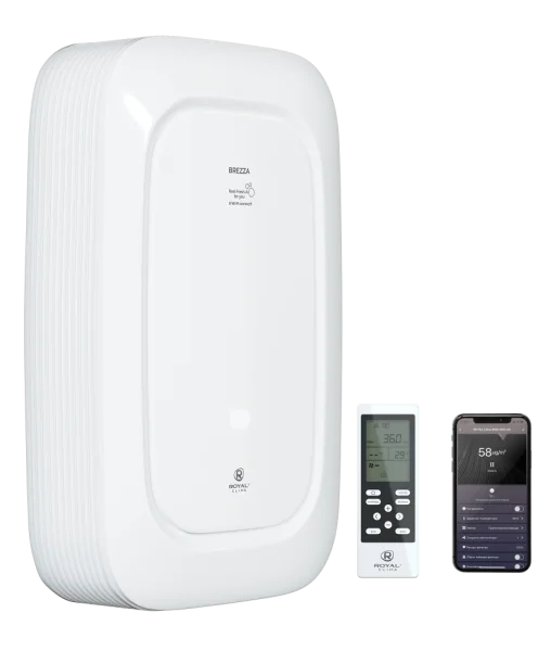 Приточно-очистительный комплекс ROYAL CLIMA BREZZA RCB 150 LUX — комплектация