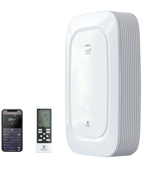 Кондиционер ROYAL CLIMA Приточно-очистительный комплекс ROYAL CLIMA, BREZZA RCB 150 LUX — купить с установкой в Москве
