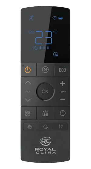 Внутренний настенный блок мульти-сплит системы ROYAL CLIMA, VENTURO NERO MULTI FLEXI EU ERP Inverter, RCI-VT12HN - фото 3