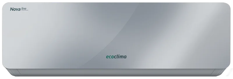 Сплит-система ECOCLIMA NOVA LINE Inverter (Silver) ECW/I-СH09/AAS-4R1 / EC/I-CH09/A-4R1 — внутренний блок