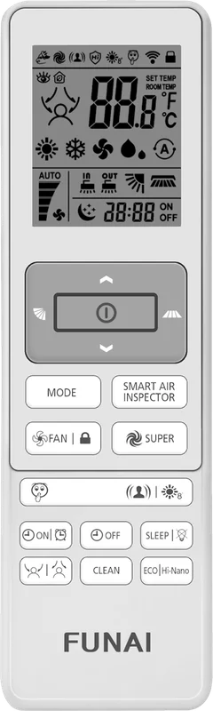 Сплит-система FUNAI EMPEROR SMART EYE FULL DC Inverter RACI-EM25HP.D04/S / RACI-EM25HP.D04/U — упаковка