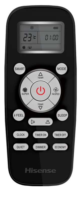 Сплит-система HISENSE BLACK CRYSTAL Classic A (on/off) AS-07HW4SYDTG035BG / AS-07HW4SYDTG035BW — пульт ДУ