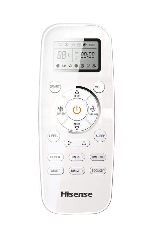 Сплит-система HISENSE NEO PREMIUM Classic A (on/off) AS-07HW4SYDTG035G / AS-07HW4SYDTG035W — пульт ДУ