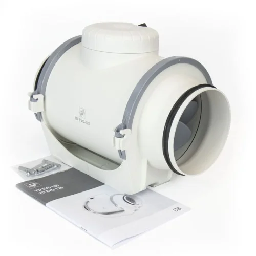 Вентилятор канальный SOLER & PALAU (Солер Палау) TD EVO-125 (220-240V 50/60HZ) RE — упаковка